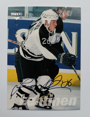 1995-96 Upper Deck #S175 Jere Lehtinen auto nimmarikortti