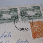 Vanha ruusupostikortti, v. 1965 kulkenut - pikkukuva 2