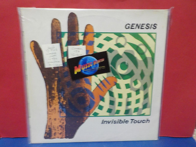 GENESIS - INVISIBLE TOUCH M-/EX- GREECE -86 PRESS LP