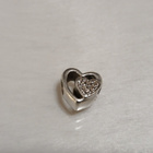 Hopea Pandora Joined Together Pave Love Heart Charm - pikkukuva 1
