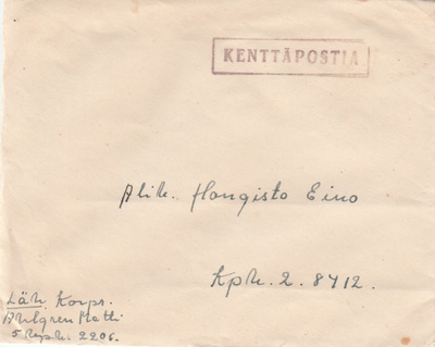 Kirje Kenttäpostia