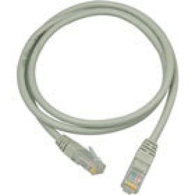 Deltaco RJ45 Verkkokaapeli UTP Cat5e, 1m, harmaa *UUSI*