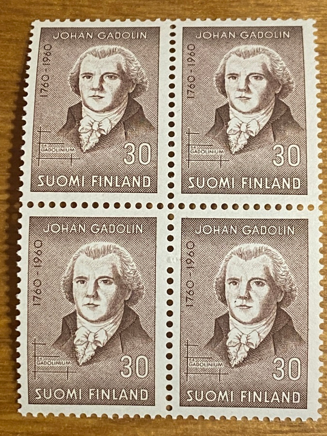 JOHAN GANDOLININ SYNTYMÄSTÄ 200 VUOTTA NELIÖ**
