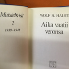 Wolf Hallstén Halsti: Aika vaatii veronsa - Muistelmat 2, 19 - pikkukuva 2