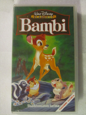 Bambi • Unohtumaton tarina VHS