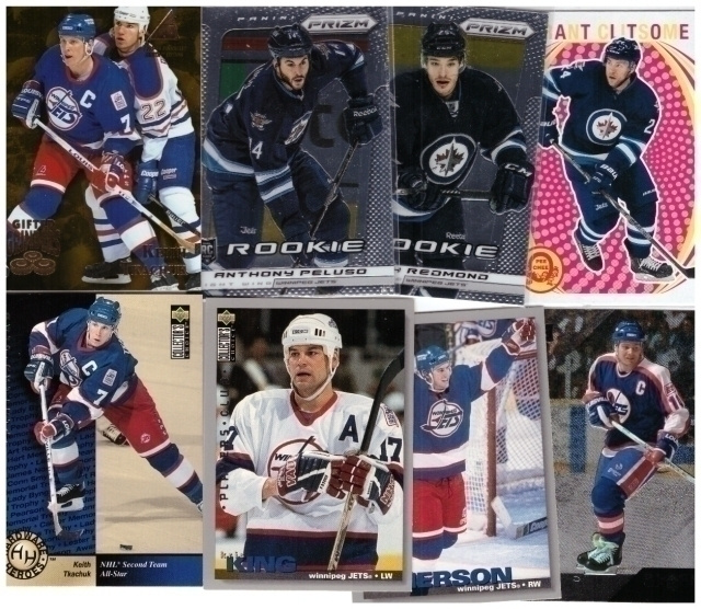 8 x WINNIPEG  JETS Erikois/Parallel RC ym. kortteja
