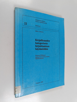 Mikko Lehtonen : Kirjallisuuden kategoriasta kirjoittamis...
