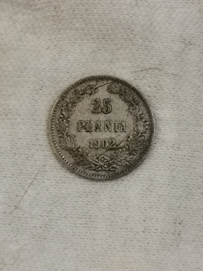 25 penniä 1902, Suomi