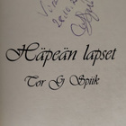 Tor G. Spiik: Häpeän lapset - pikkukuva 2