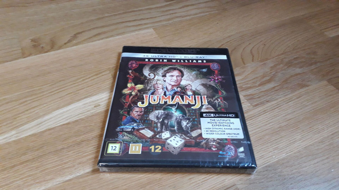 Jumanji (1995) 4K UHD + Blu-ray Nordic