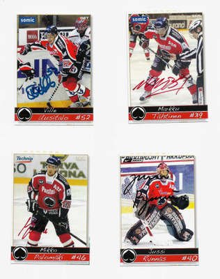 2008-09 Porin Ässät Team Set Nimmarit /25