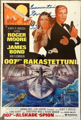 James Bond 007 Rakastettuni elokuvajuliste
