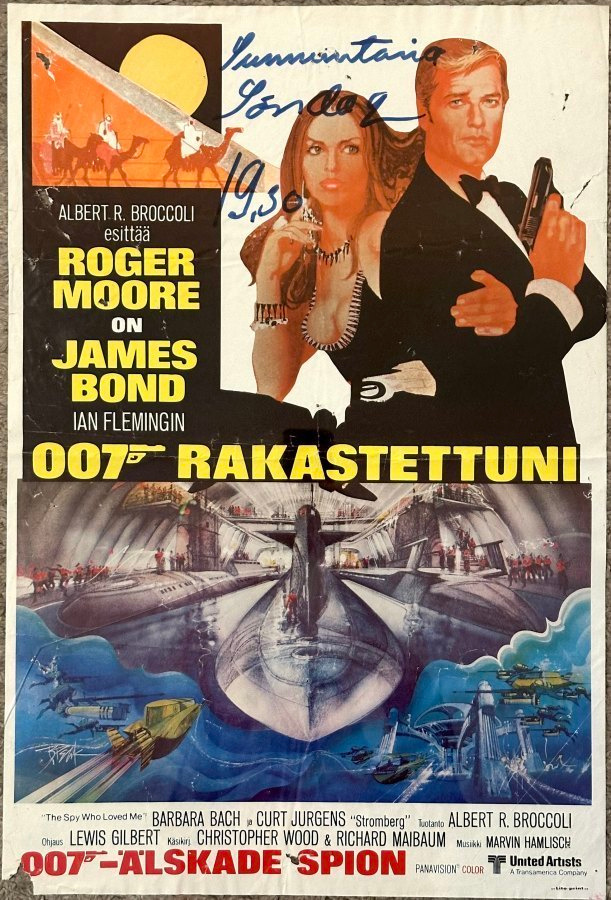 James Bond 007 Rakastettuni elokuvajuliste