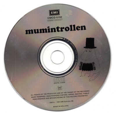 CD: MUMINTROLLEN, 1997 (Ilman koteloa ja kansipaperia)