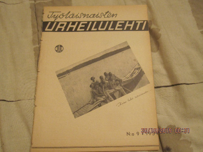 Työläisnaisten Urheilulehti 9/1939
