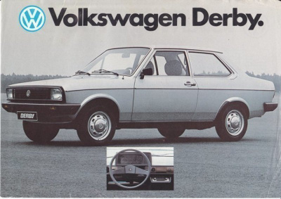 VW Derby -esite 70-luvun lopusta