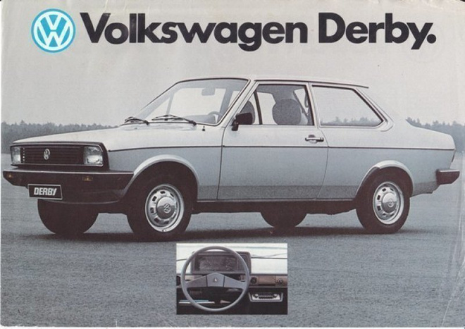 VW Derby -esite 70-luvun lopusta