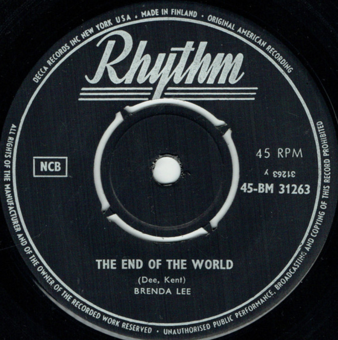 BRENDA LEE: More * The End of The World. * FIN