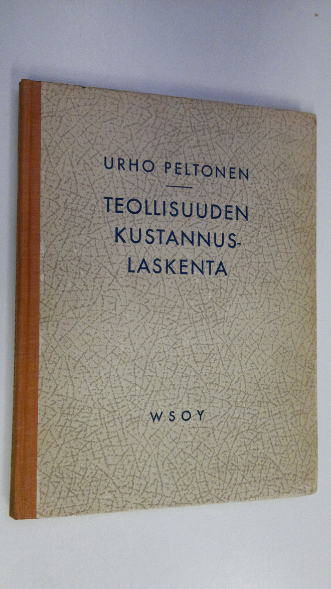 Urho Peltonen : Teollisuuden kustannuslaskenta