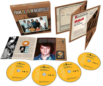 Elvis: "From Elvis in Nashville" 4:n CD:n avaamaton boksi