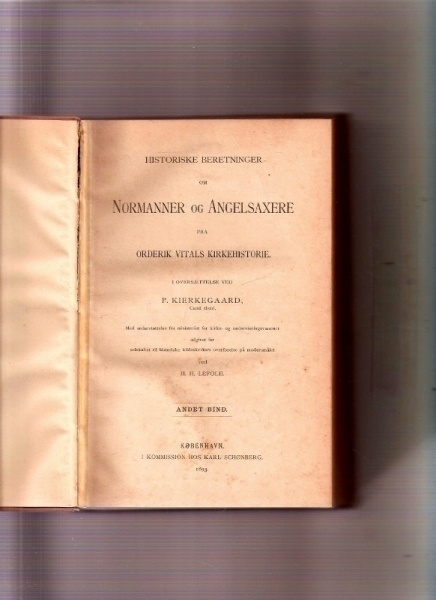 Normanner og Angelsaxere II fr. Orderic Vitalis