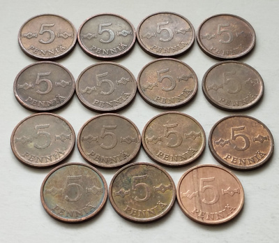5 p 1963 - 1977, 15 kpl. circ