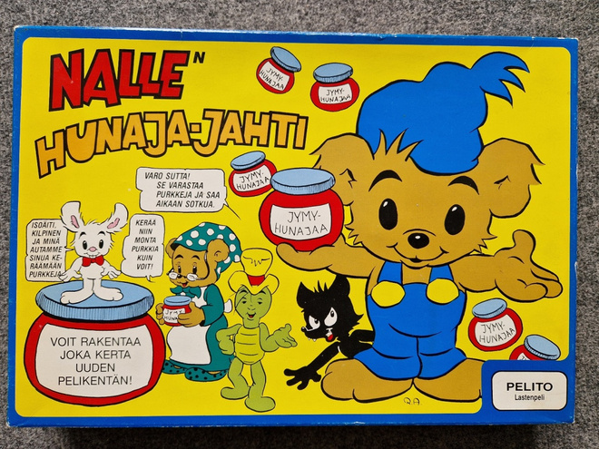 Nalle Hunaja-Jahti peli.