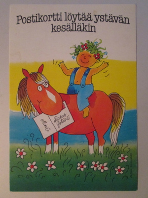 KULKEMATON POSTIN MAINOSKORTTI