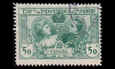 Espanja A_I_d o Teollisuusnäyttely 50 c (1905)