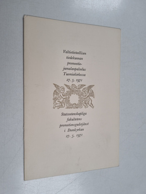 Valtiotieteellisen tiedekunnan promootiojumalanpalvelus T...
