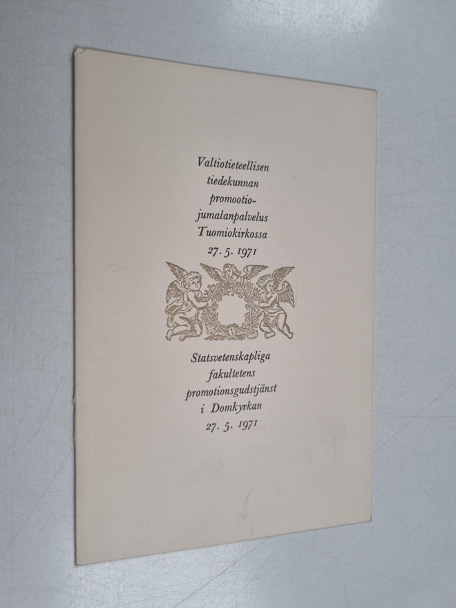 Valtiotieteellisen tiedekunnan promootiojumalanpalvelus T...