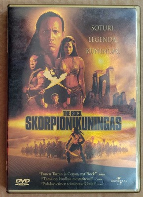SKORPIONIKUNINGAS – Suomi-DVD 2002 The Rock / Dwayne Johnson