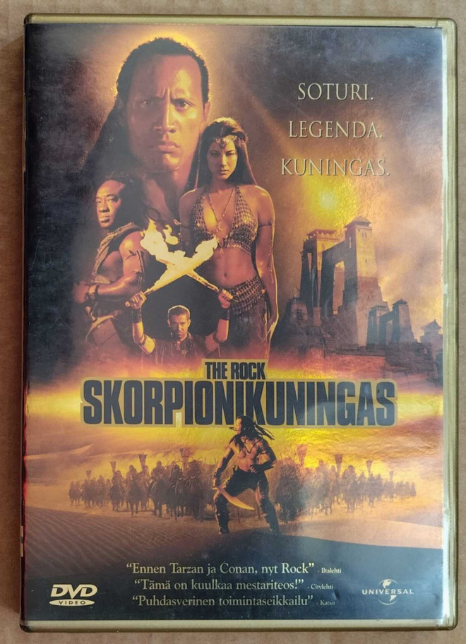 SKORPIONIKUNINGAS – Suomi-DVD 2002 The Rock / Dwayne Johnson