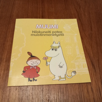 Muumi - Niiskuneiti potee muistinmenetystä - kirja