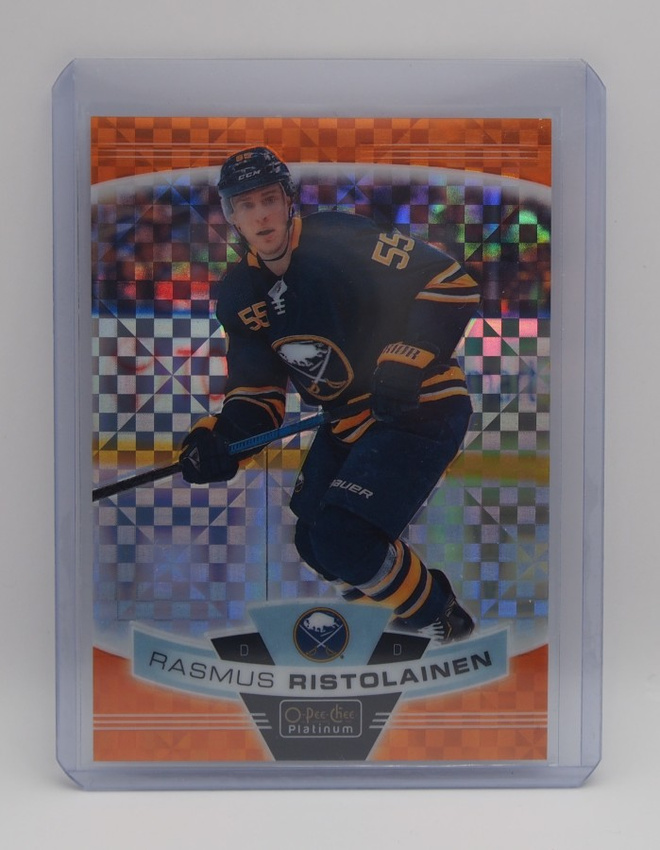 2019-20 OPC Platinum Orange checkers Rasmus Ristolainen /25