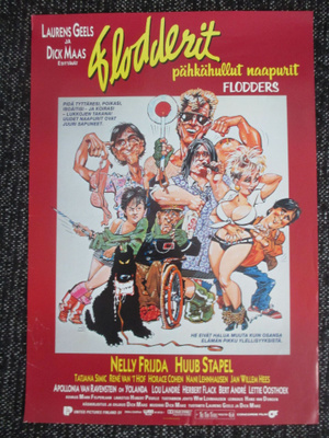 Flodderit - pähkähullut naapurit (1986) vanha elokuvajuiste