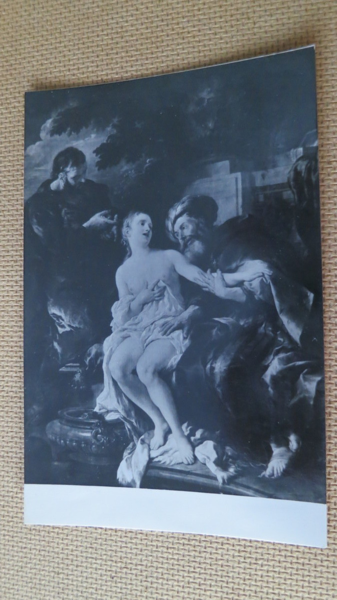 CCCP: vintage taidekortti - Jean-Francois de Troy: Susanna