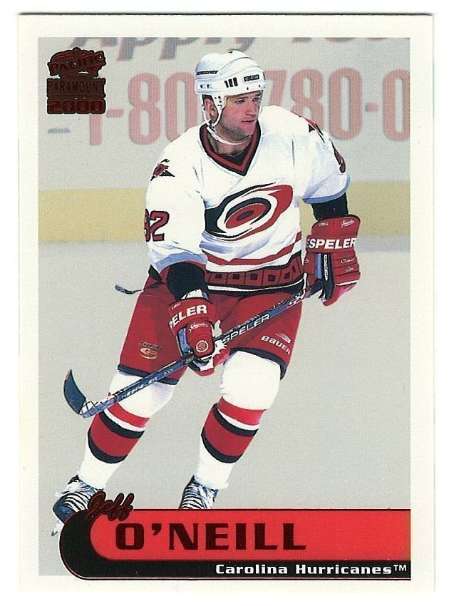 99-00 Pacific Paramount Red #48 Jeff O'Neill