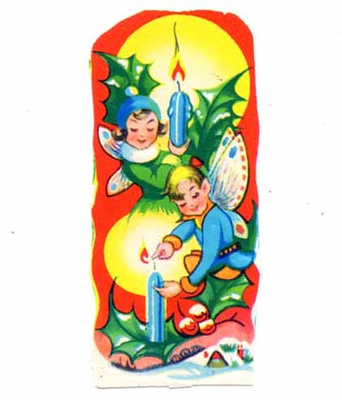 MLP 1274 / Joulukeijut sytyttävät kynttilöitä. 1970-80-l.