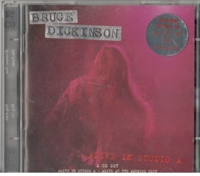 bruCE DICKINS ON ALIVE IN STUDIO CD