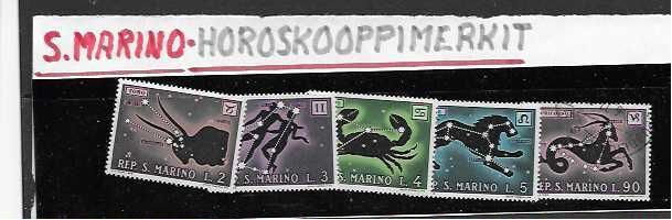 5 MERKKIÄ-HOROSKOOPPIMERKIT