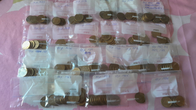 50 penniä 212 kpl