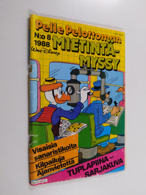 Pelle Pelottoman mietintämyssy 8/1988