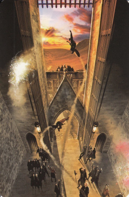 Harry Potter Lento luudalla (postikortti)