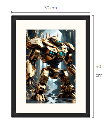Uusi uniikki Sci-Fi Science Fiction print 30 cm x 40 cm