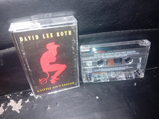 C-kasetti David Lee Roth : Little ain't enough ( SIS POSTIKU