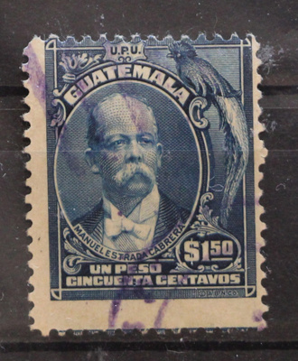 # 23544 # Guatemala 1918 - 1,50s - Siirtymää o