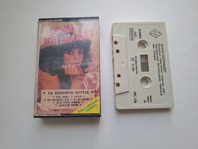 KOVAT KOTIMAISET  c-kasetti ( Jamppa, Bettina, Takala ym. )
