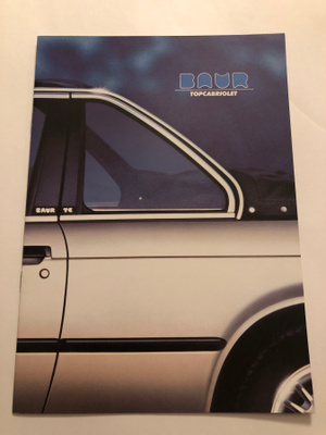 Myyntiesite - BMW 3 er Reihe BAUR Top Cabriolet - 1983