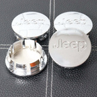 Jeep vannekeskiöt – Jeep, Kromi – 55mm (4kpl sar - pikkukuva 1